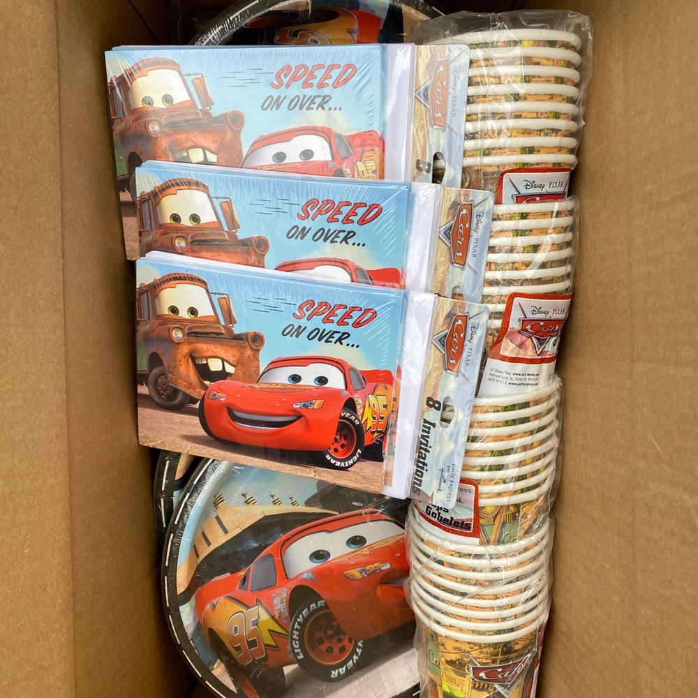 Disney Cars party theme box